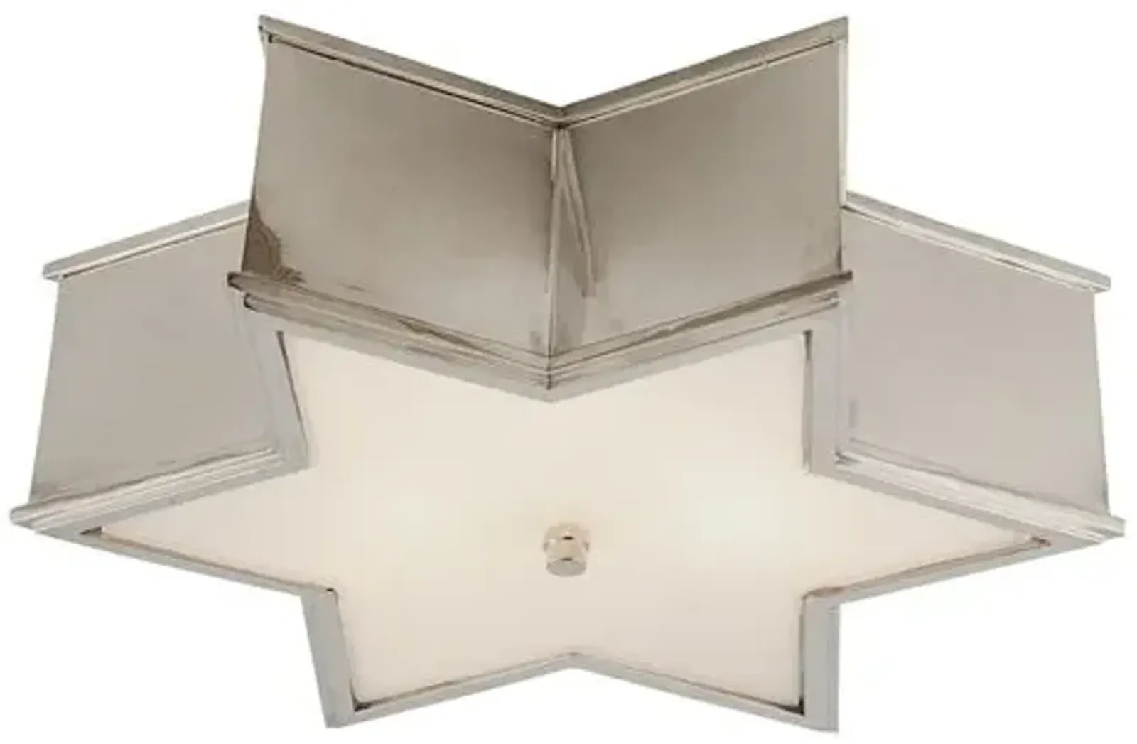 Visual Comfort - Sophia Flush Mount - Polished Nickel - Silver