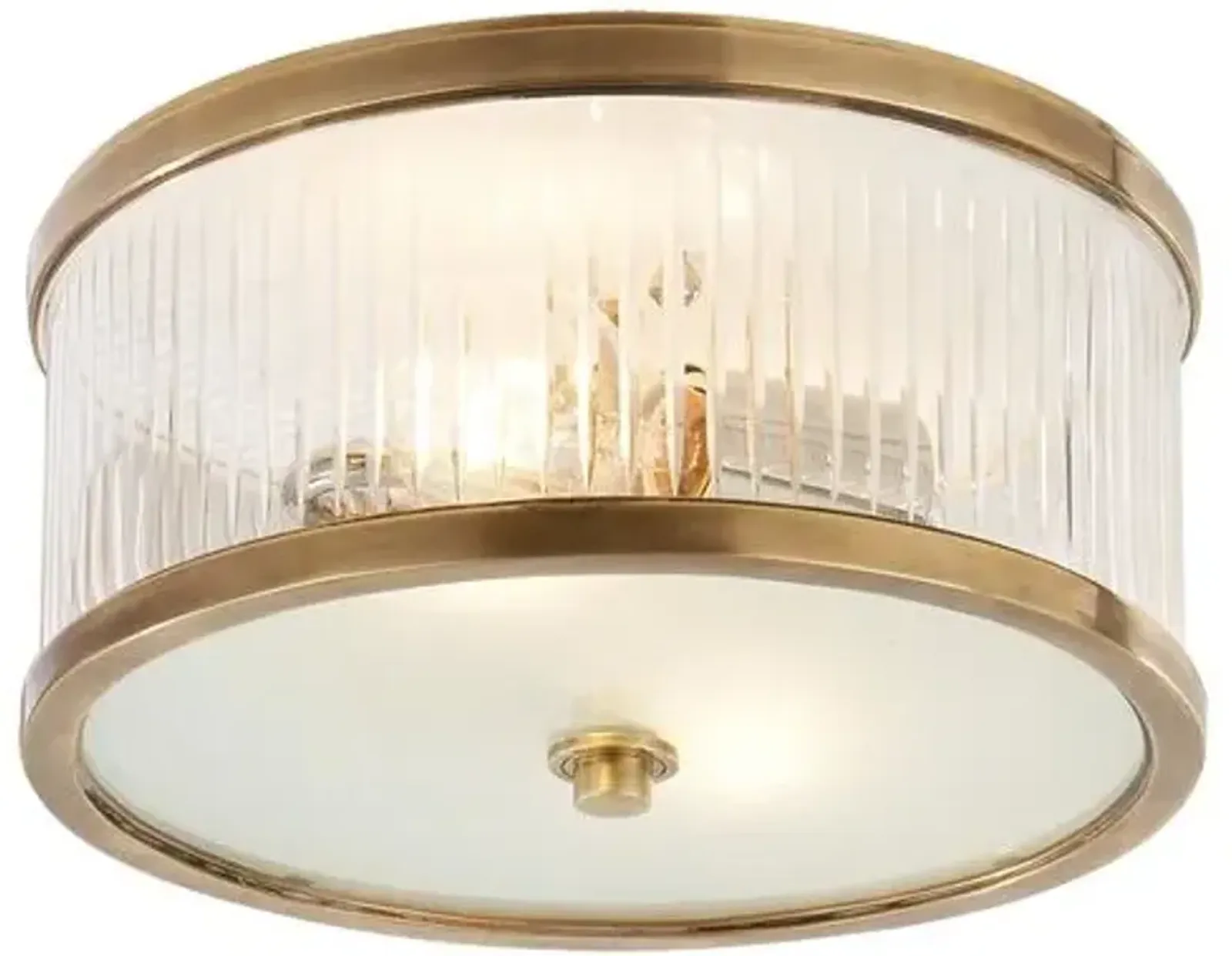 Visual Comfort - Randolph Flush Mount - Brass - Gold