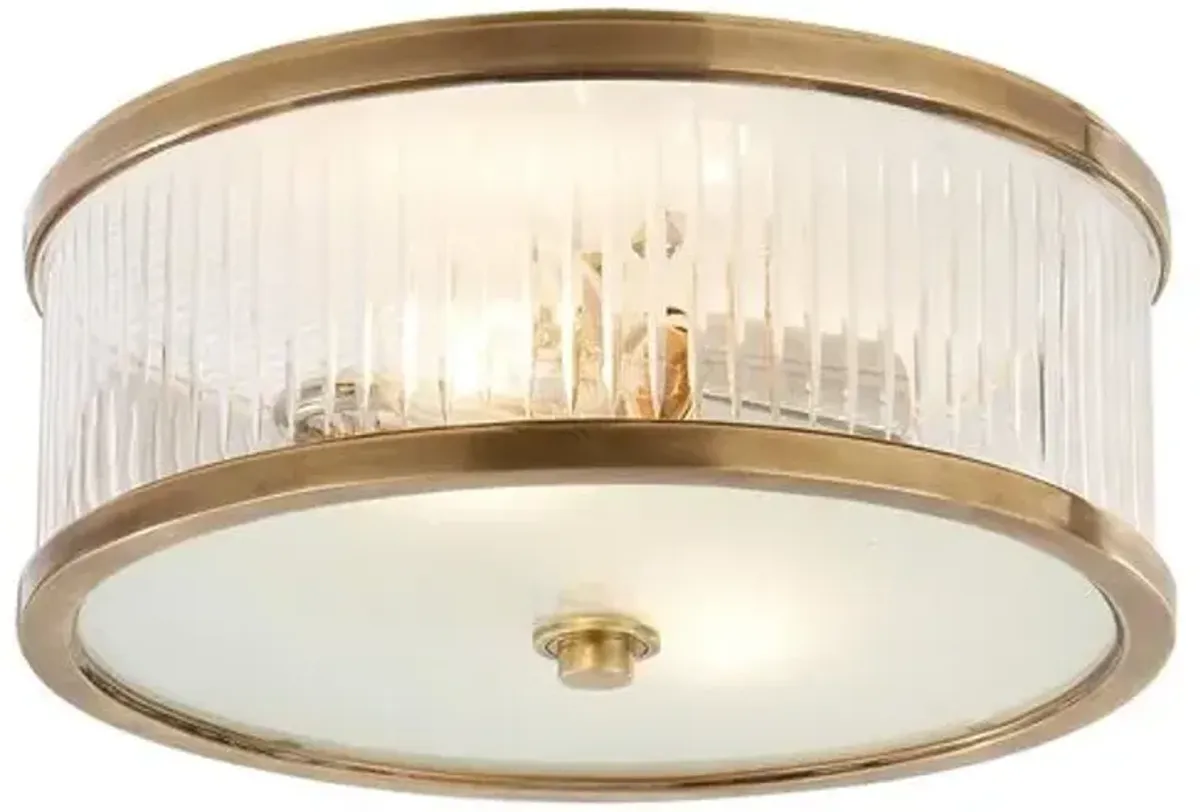 Visual Comfort - Randolph Flush Mount - Brass - Gold