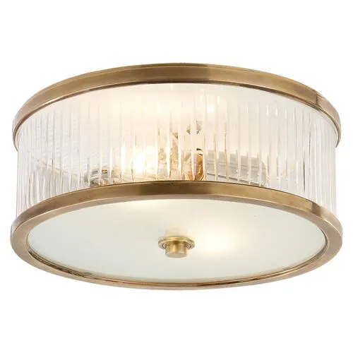 Visual Comfort - Randolph Flush Mount - Brass - Gold