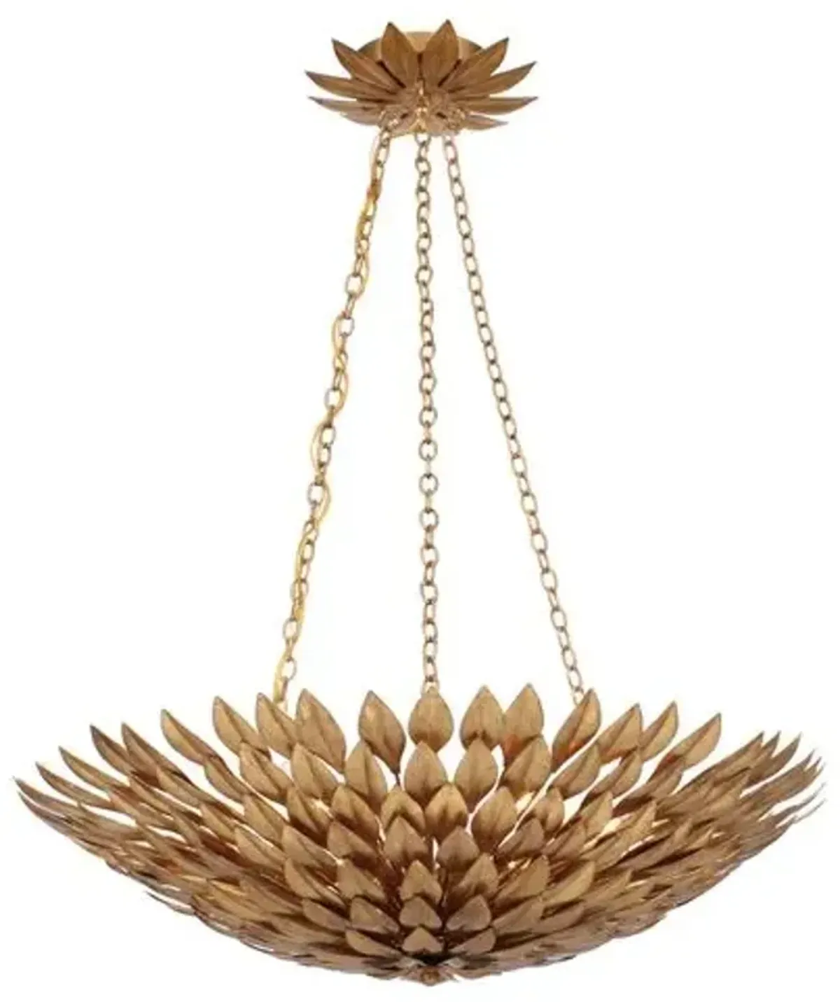 Broche 6-Light Chandelier - Antique Gold - Crystorama