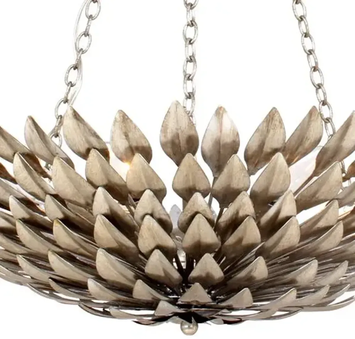 Broche 6-Light Chandelier - Silver - Crystorama