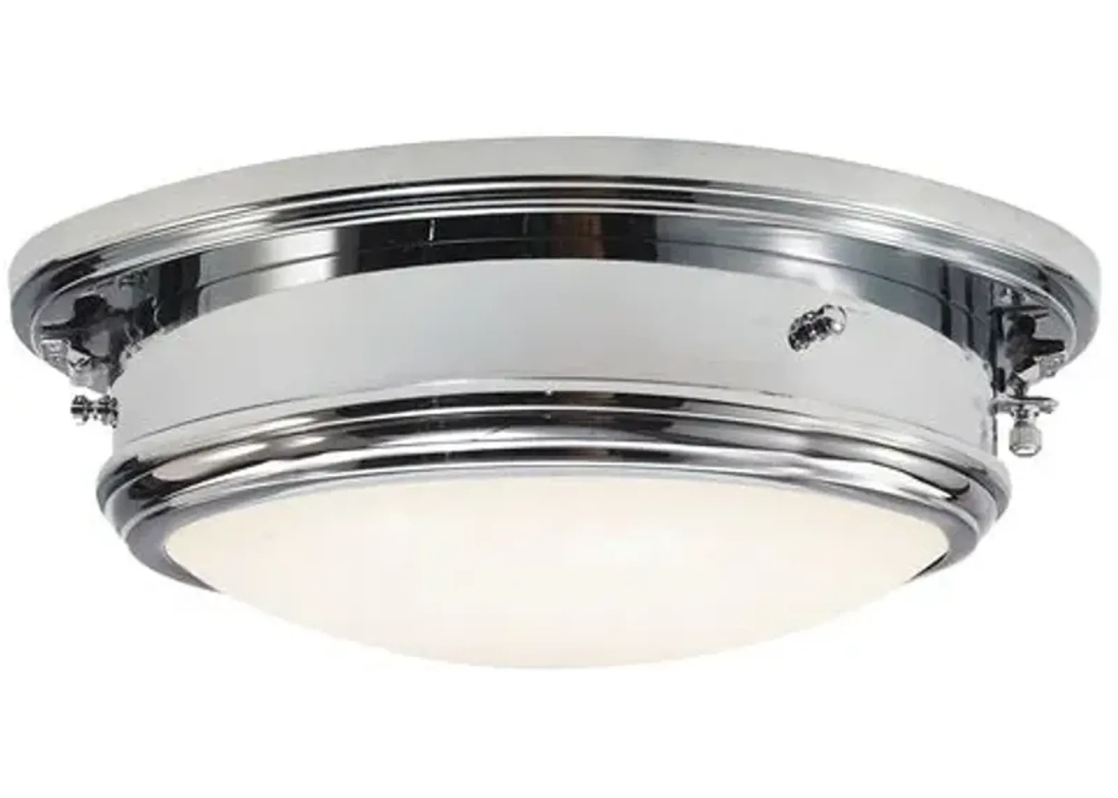 Ralph Lauren Home - Visual Comfort - Marine Flush Mount - Silver