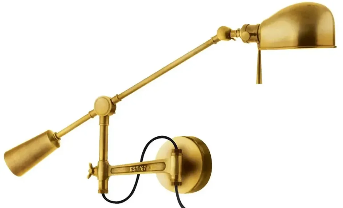 Ralph Lauren Home - Visual Comfort - RL '67 Boom-Arm Sconce - Gold
