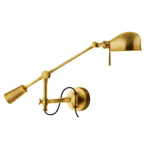 Ralph Lauren Home - Visual Comfort - RL '67 Boom-Arm Sconce - Gold