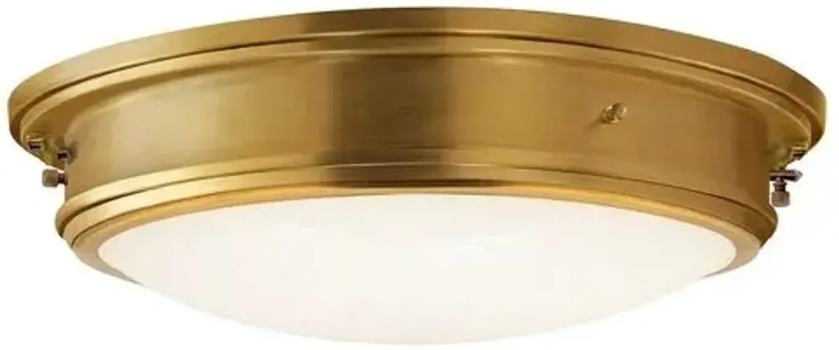 Ralph Lauren Home - Visual Comfort - Marine Flush Mount - Gold