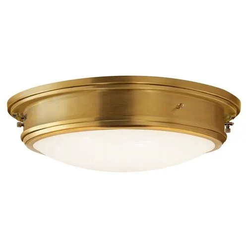 Ralph Lauren Home - Visual Comfort - Marine Flush Mount - Gold