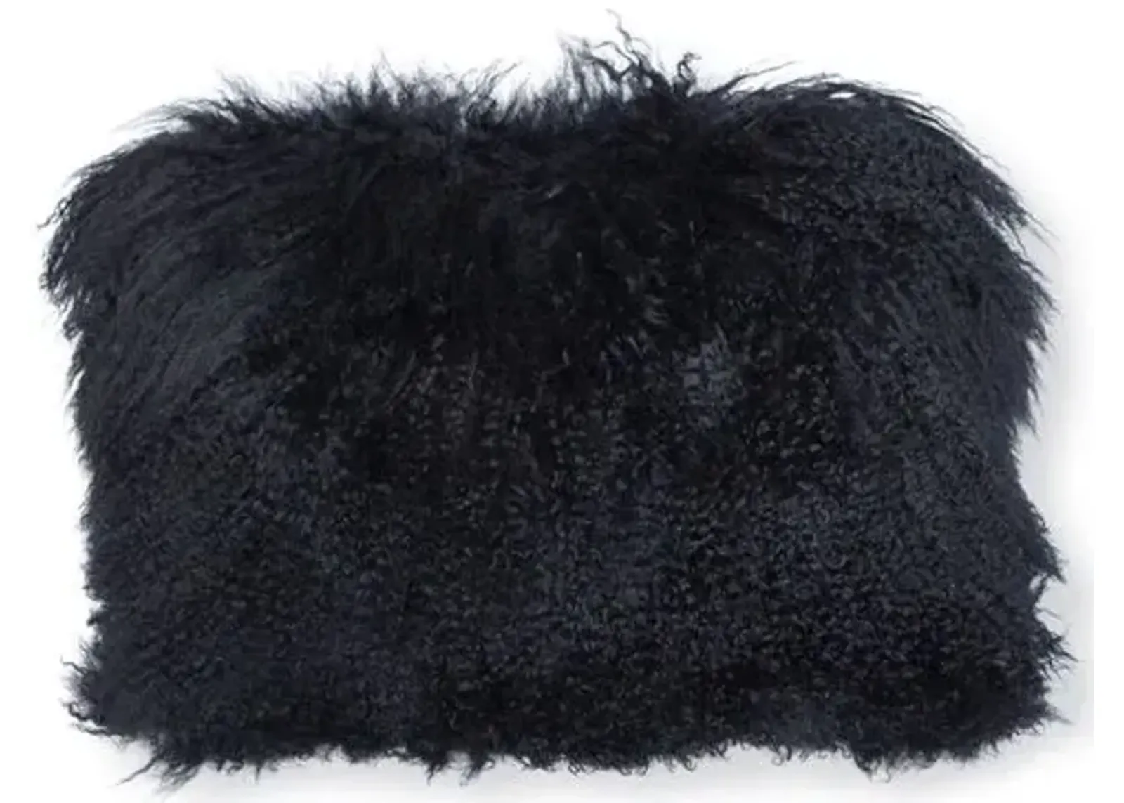 Tibetan Lumbar Pillow - Black - Le-Coterie