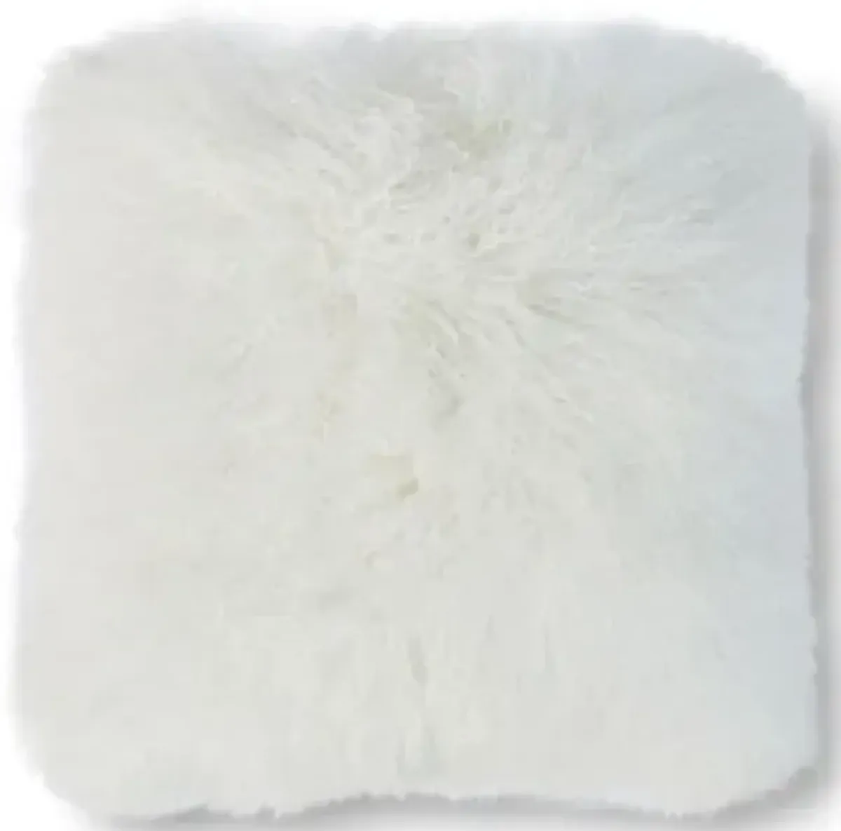 Tibetan 24x24 Pillow - Warm White - Le-Coterie