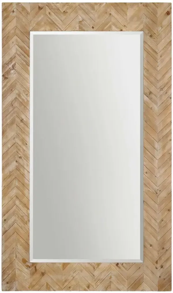 Mayville Floor Mirror, Natural