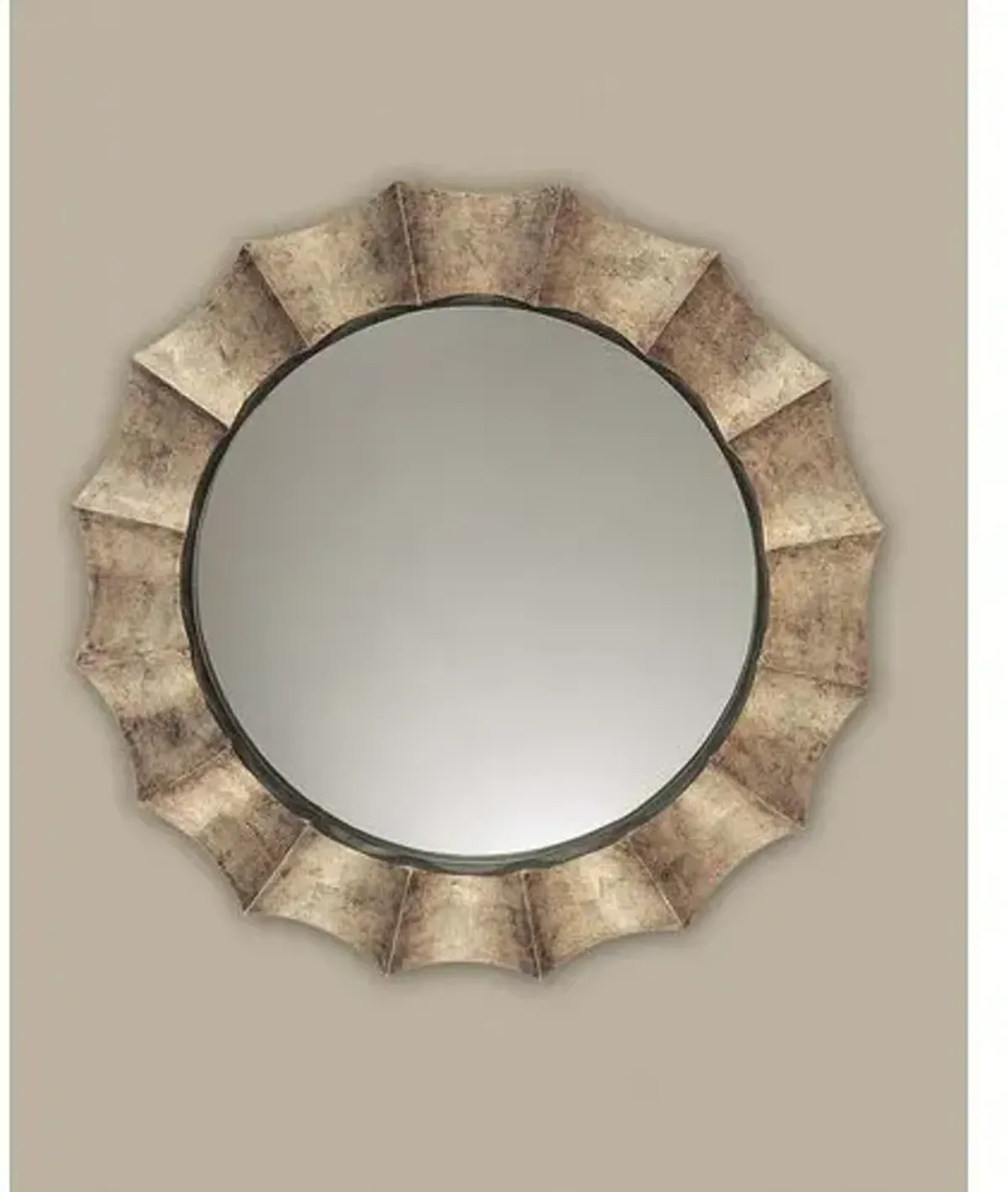 Queensbury Wall Mirror - Silver Leaf