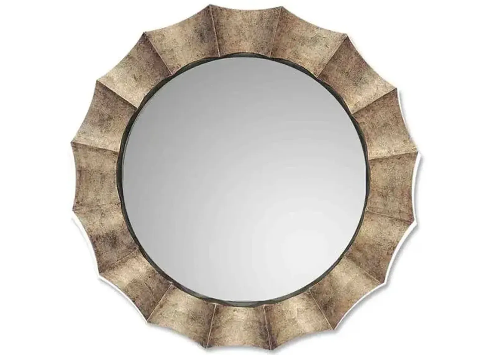 Queensbury Wall Mirror - Silver Leaf