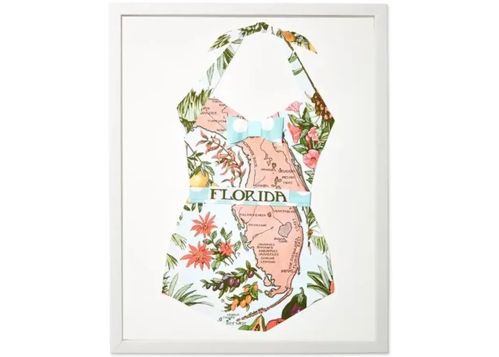 Dawn Wolfe - Bathing Suit: FL Produce - Dawn Wolfe Design - Ivory