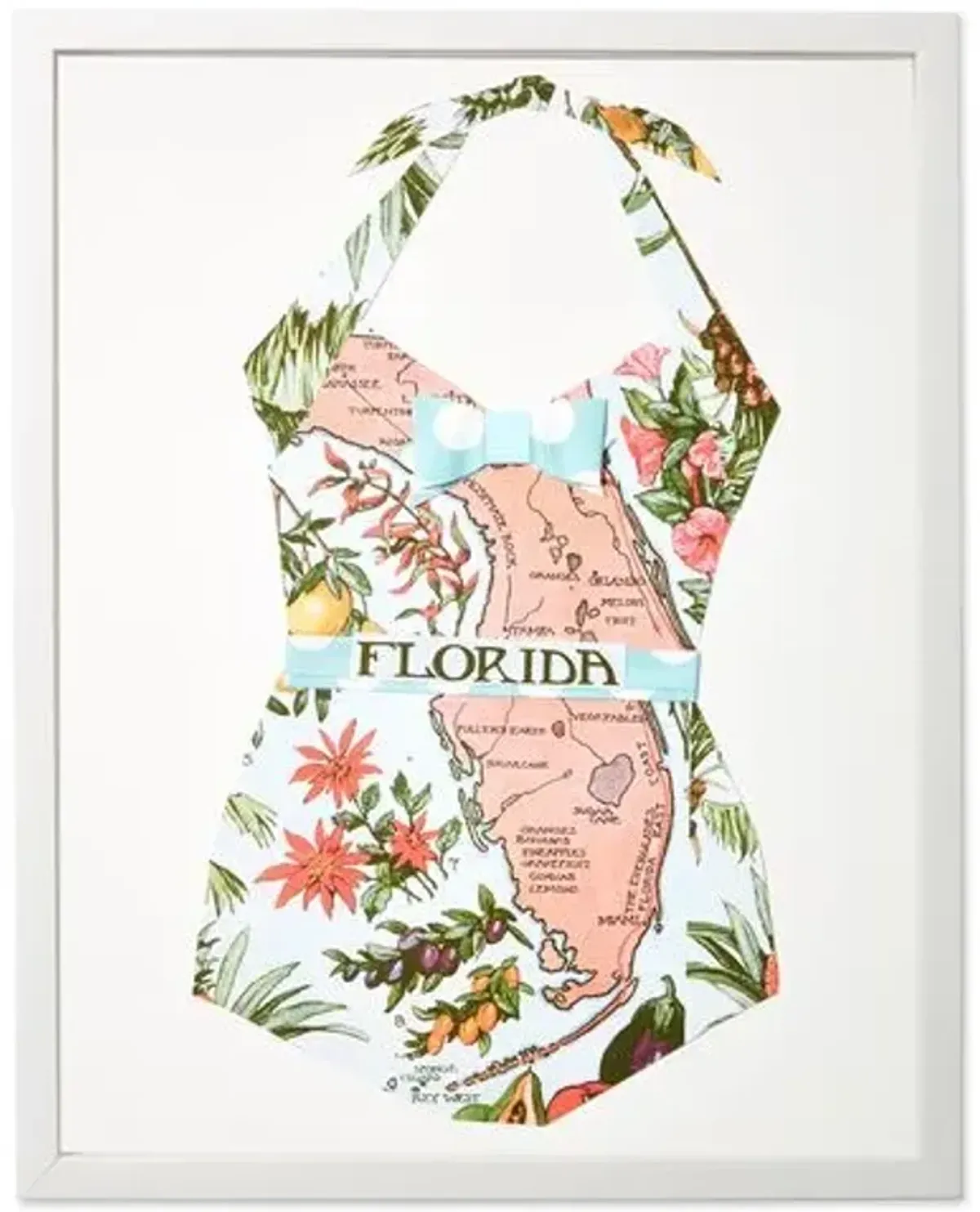 Dawn Wolfe - Bathing Suit: FL Produce - Dawn Wolfe Design - Ivory