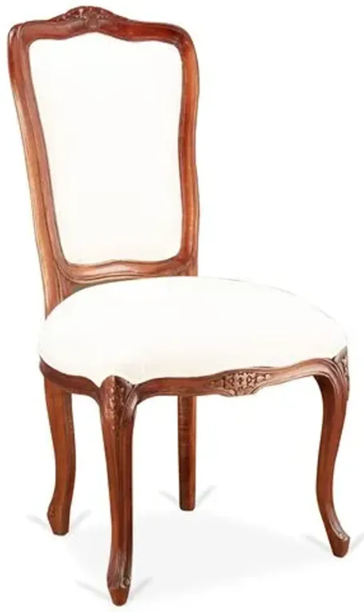 Lilla Side Chair - Cream Linen - Handcrafted - Ivory