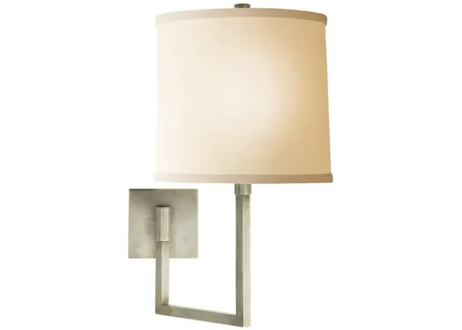 Visual Comfort - Aspect 19" Articulating Sconce - Pewter - Ivory