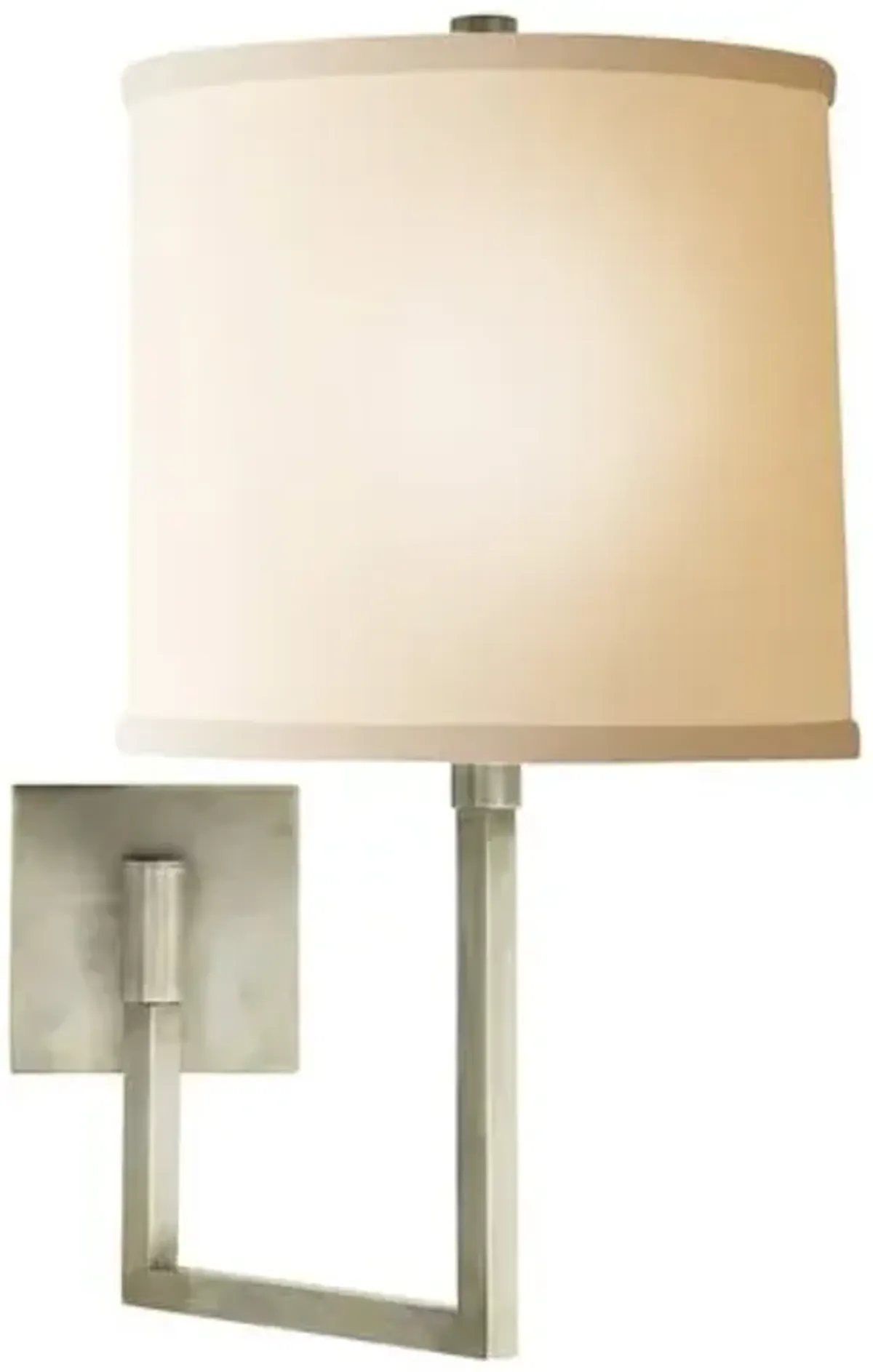 Visual Comfort - Aspect 19" Articulating Sconce - Pewter - Ivory