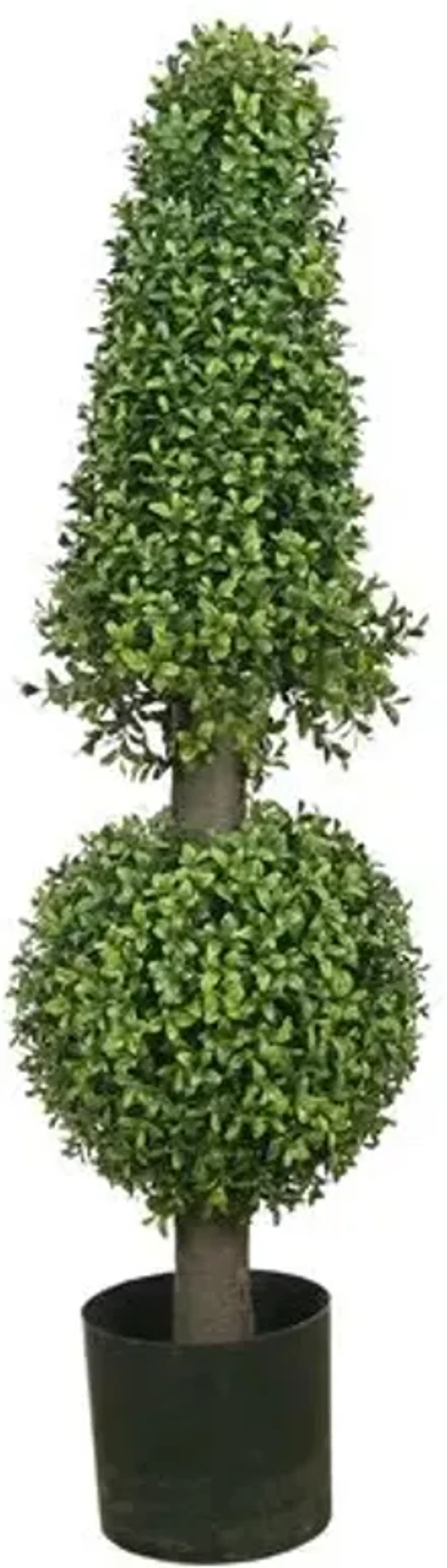 37" Boxwood Ball & Cone Tree - Faux - Green