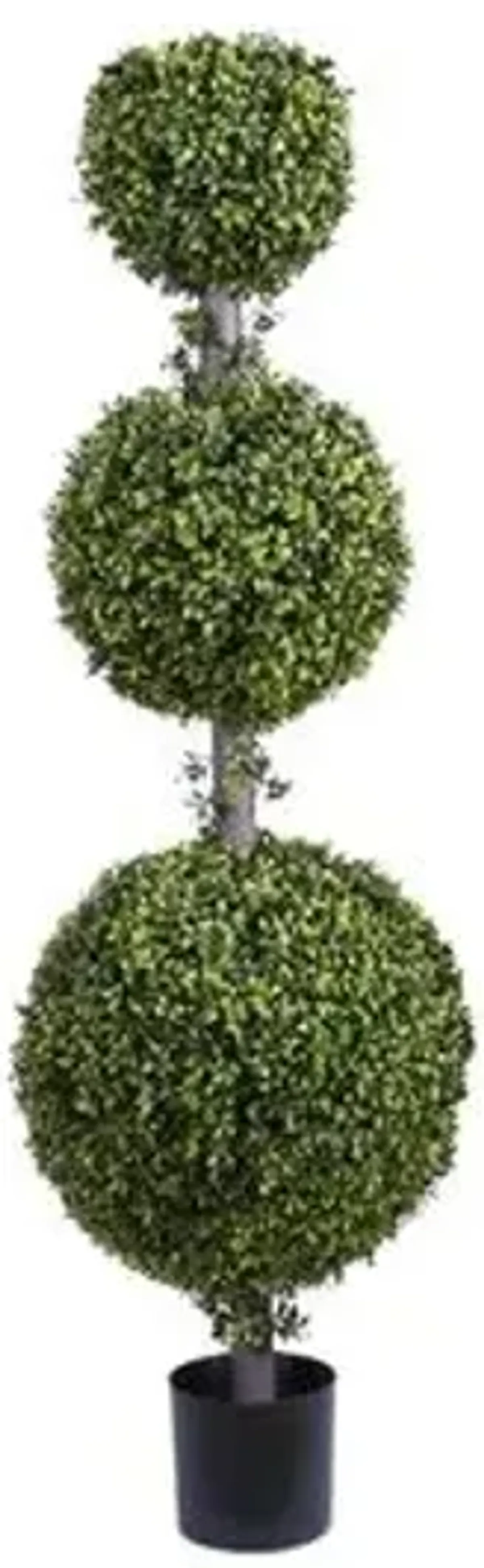 57" Triple Bal Boxwood Tree - Faux - Green