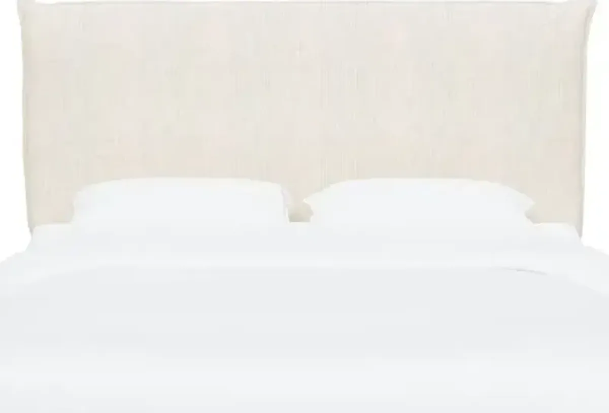 Frank Flange Headboard - Beige