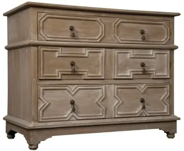 Watson Dresser - Weathered Mahogany - Noir - Brown