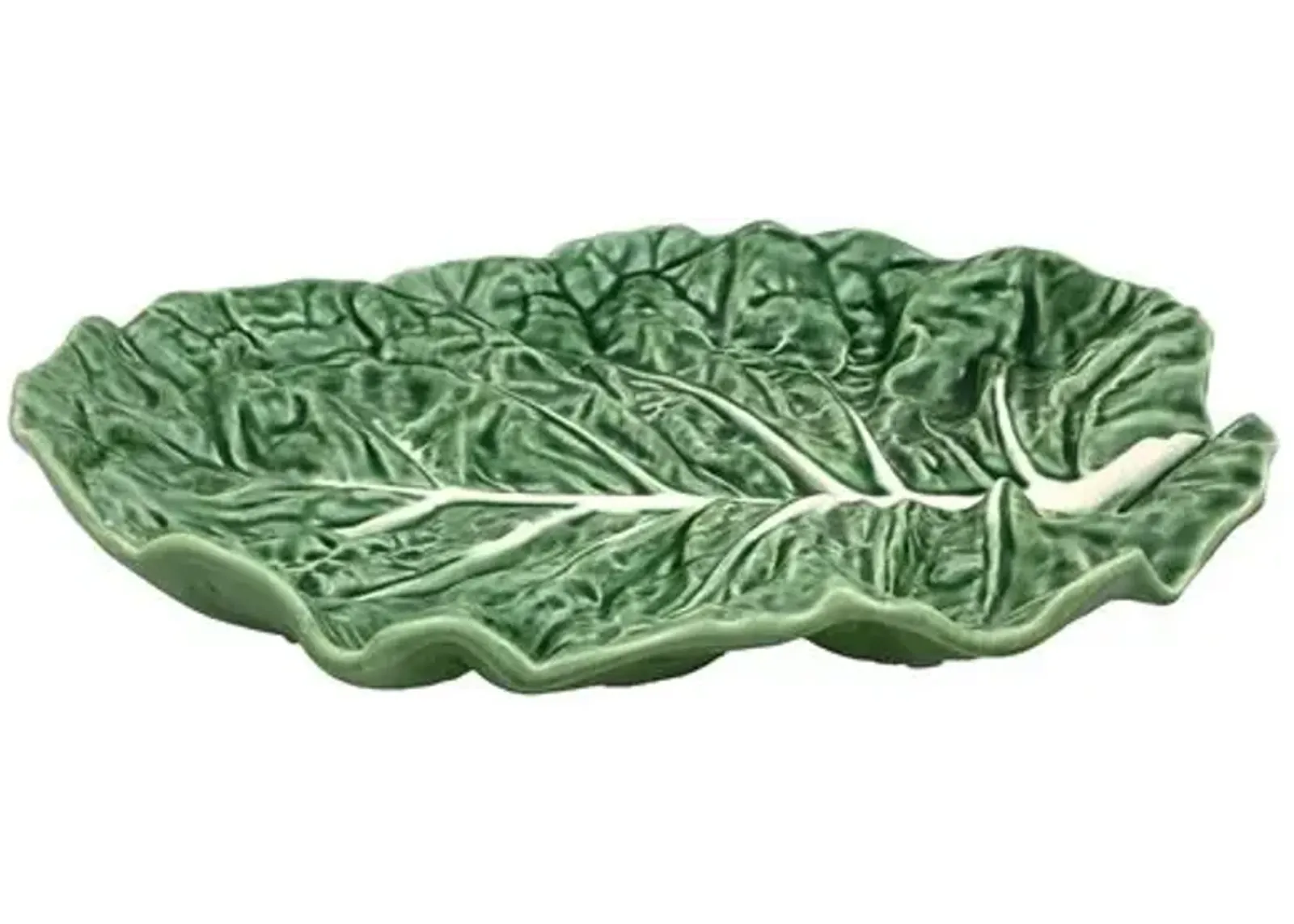 Cabbage Serving Platter - Green - Bordallo Pinheiro