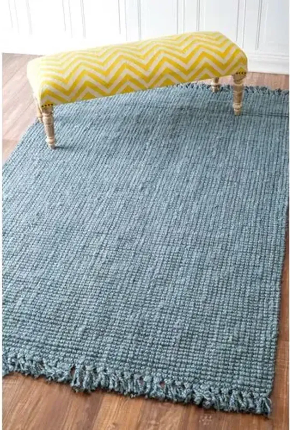 Bristol Jute Rug - Blue - Blue