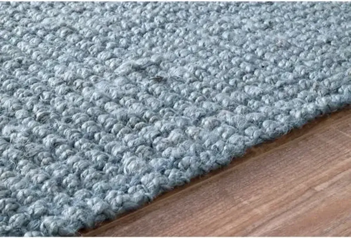 Bristol Jute Rug - Blue - Blue