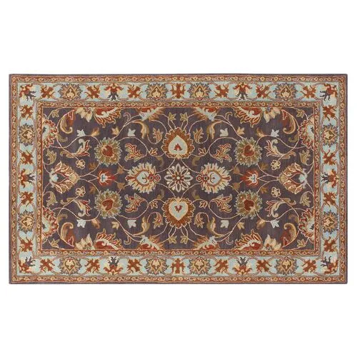 Dina Rug - Espresso/Slate - Brown - Brown