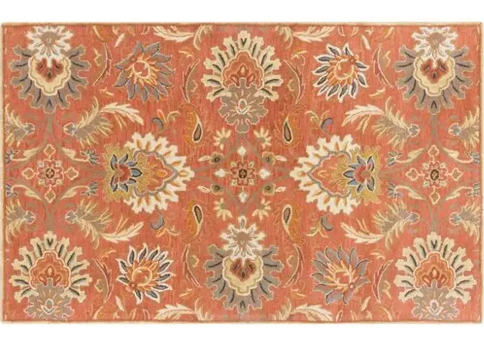 Gabriel Rug - Red Clay - Orange - Orange