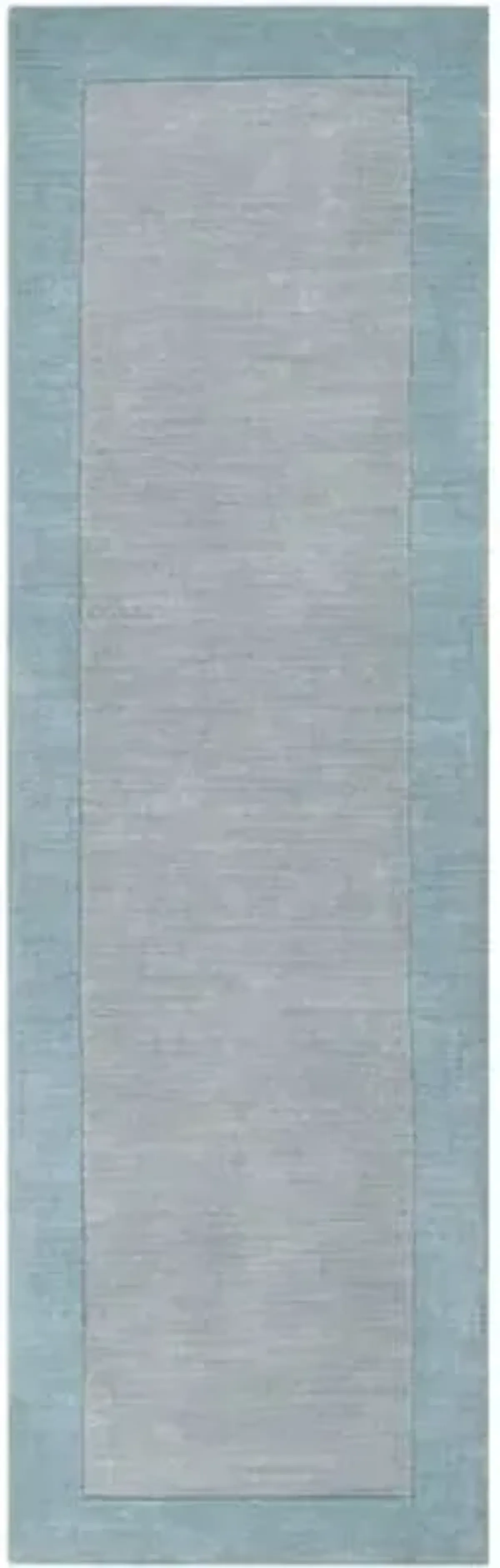 Lombard Rug - Gray/Blue - Handcrafted - Blue