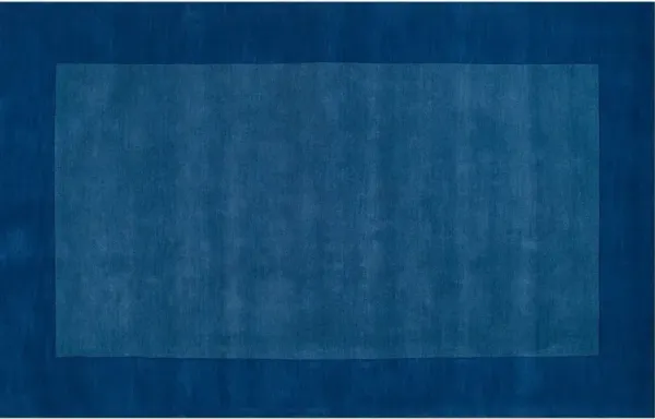 Lombard Rug - Sapphire - Handcrafted - Blue - Blue