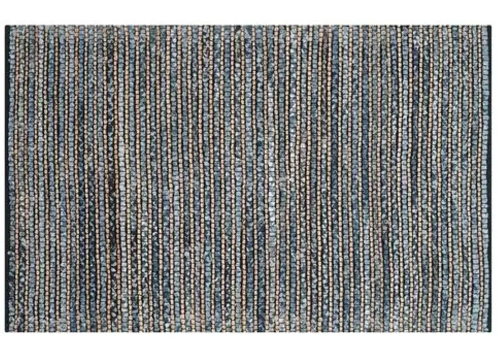 Niles Jute Rug - Blue - Blue