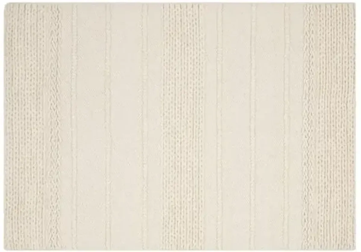 Bruno Rug - Natural - White - White