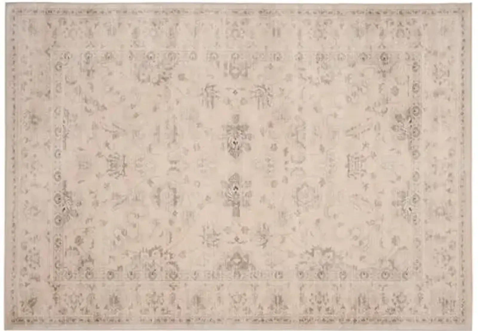 Geneva Rug - Silver - Beige - Beige