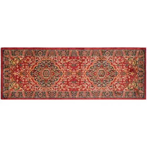 Viviana Rug - Navy/Red - Red