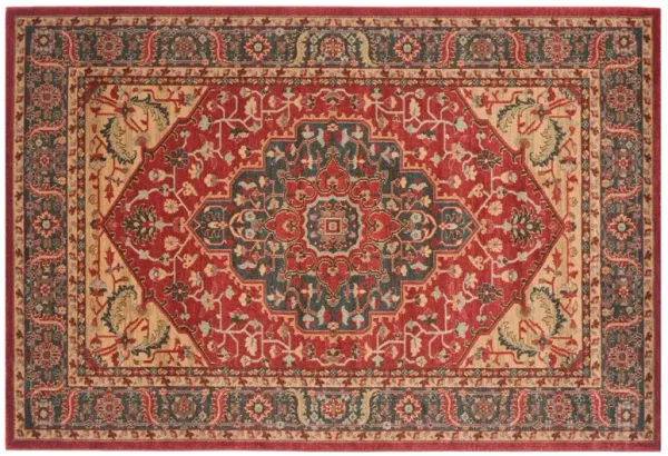 Viviana Rug - Navy/Red - Red