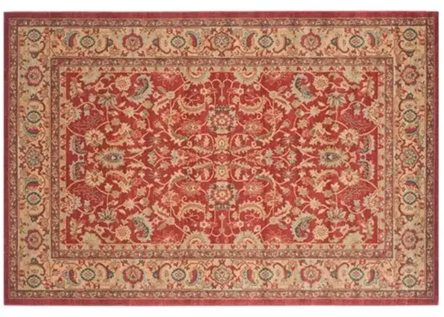 Pacey Rug - Red/Natural - Red