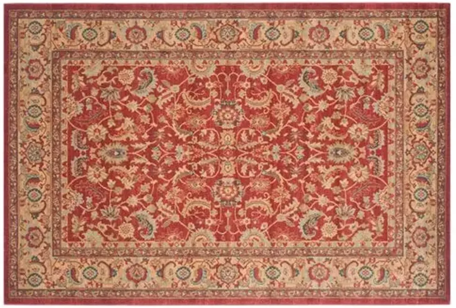 Pacey Rug - Red/Natural - Red