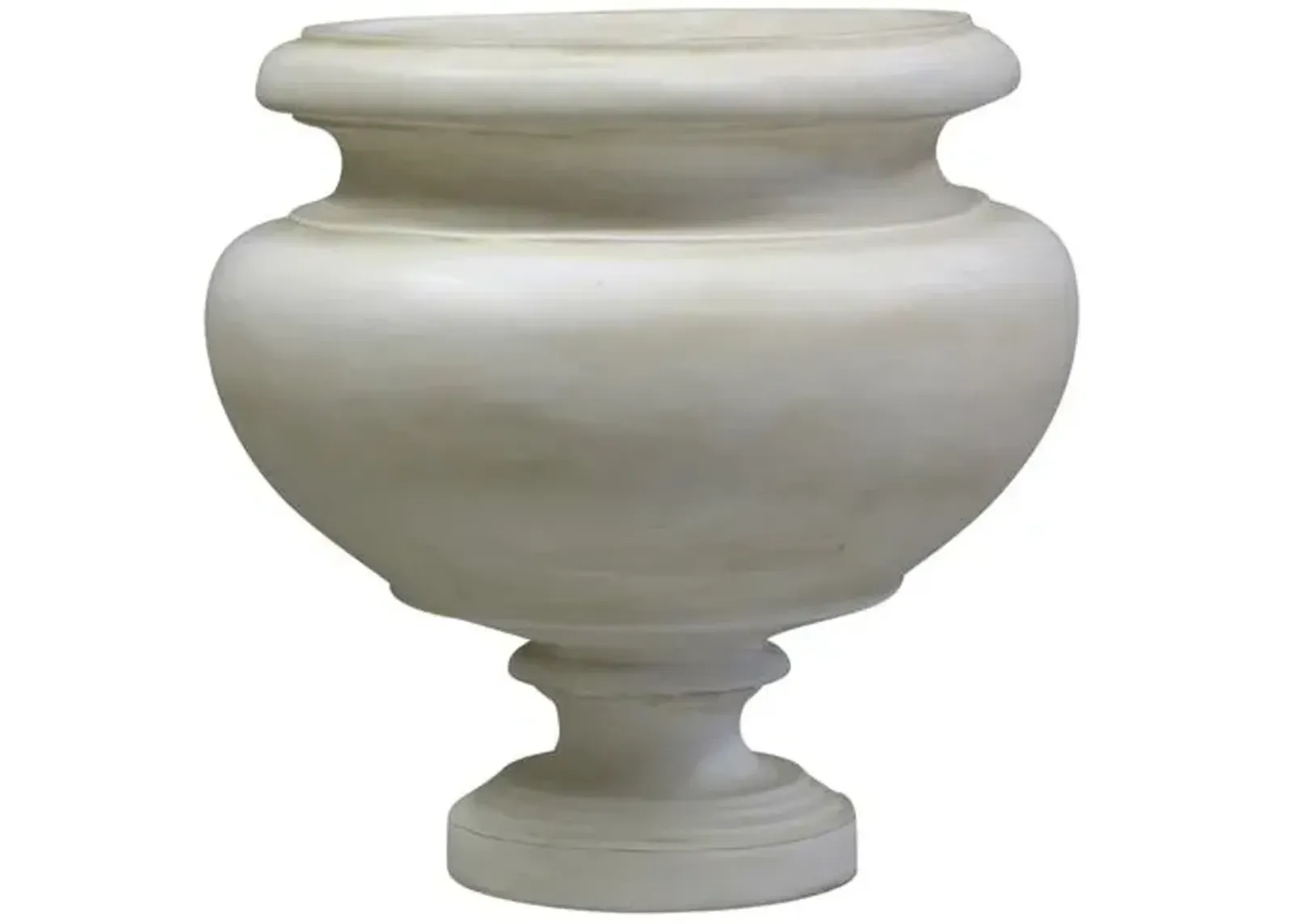 Valentino Outdoor Urn - Antiqued Stone - Gray