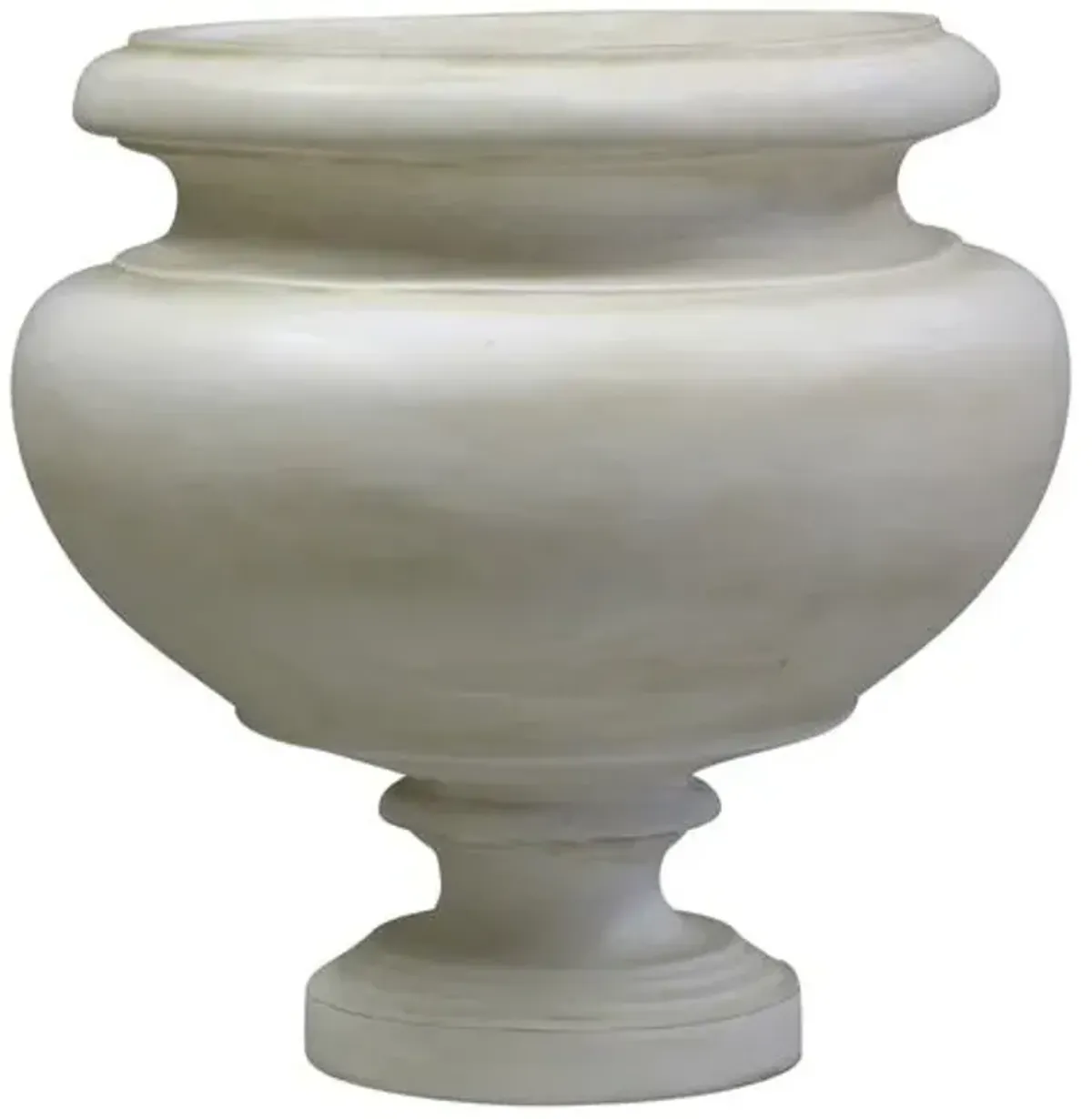 Valentino Outdoor Urn - Antiqued Stone - Gray