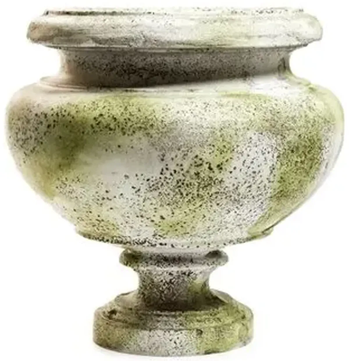 Valentino Outdoor Urn - White Moss - Beige