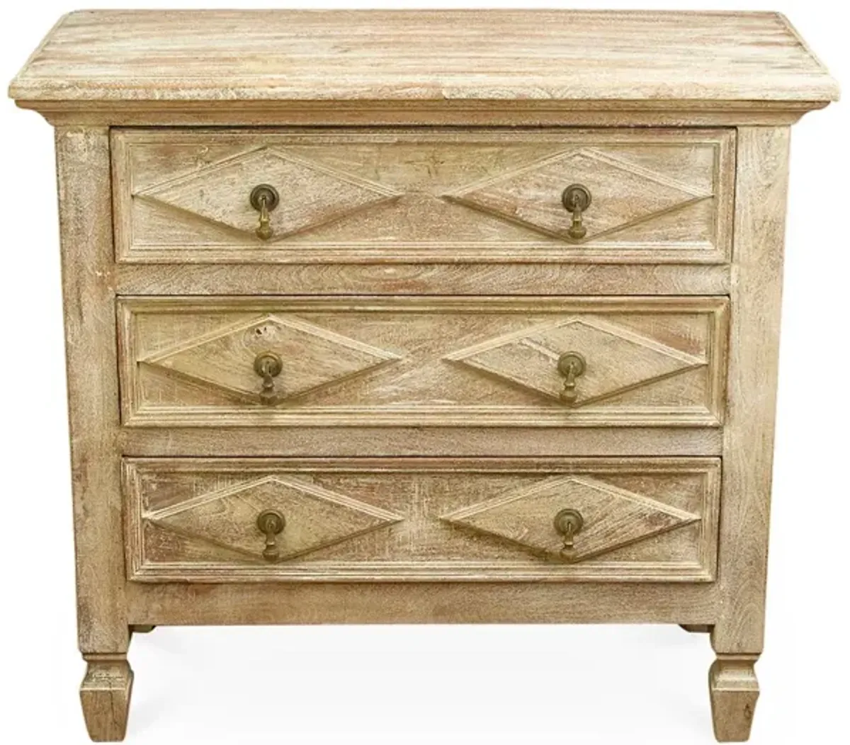 Amelia 3-Drawer Dresser, Natural