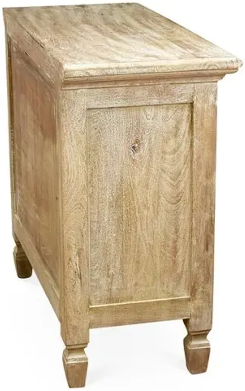 Amelia 3-Drawer Dresser - Natural - Handcrafted