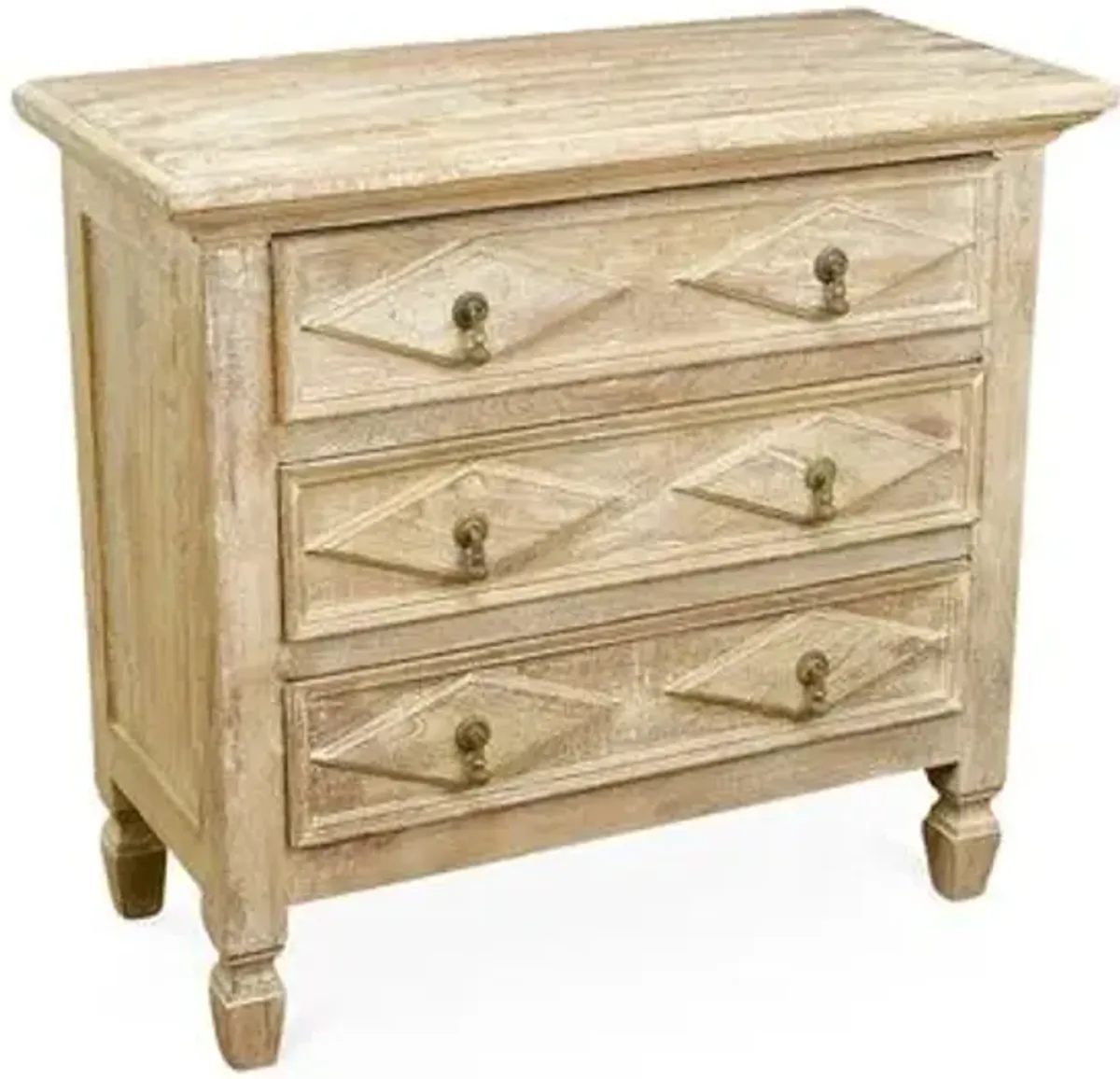 Amelia 3-Drawer Dresser - Natural - Handcrafted