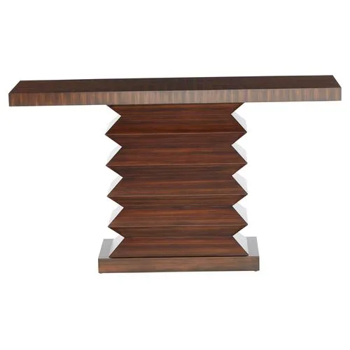 Zig Zag Console - Global Views - Brown