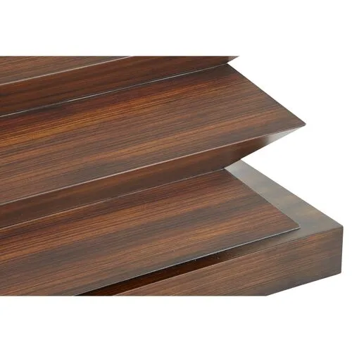 Zig Zag Console - Global Views - Brown