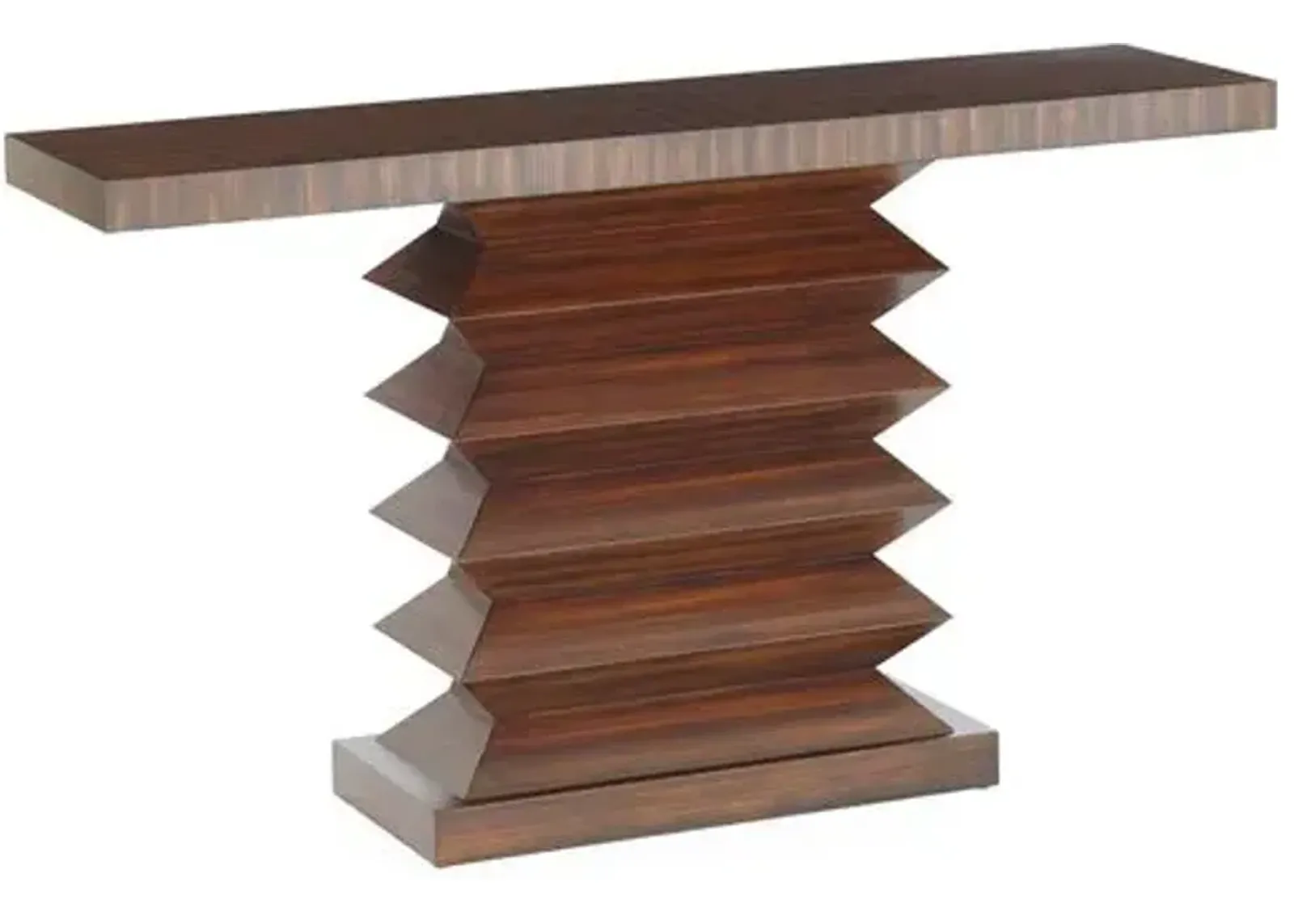 Zig Zag Console - Global Views - Brown