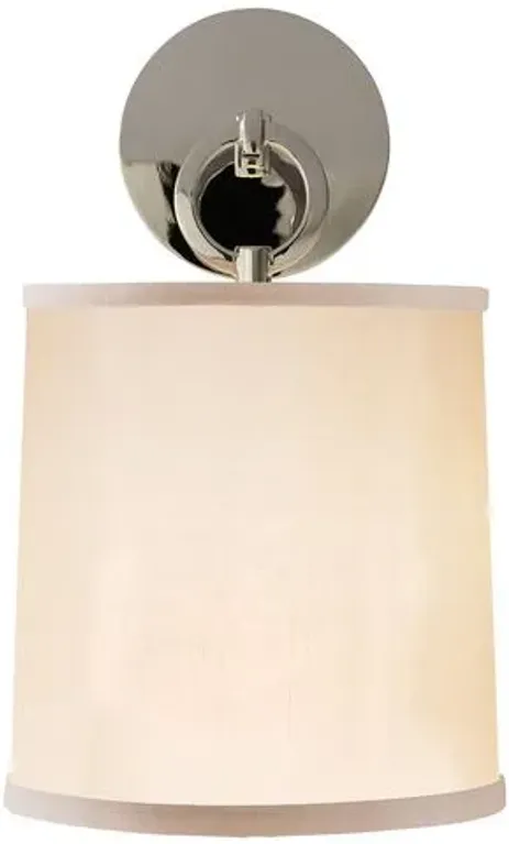 Visual Comfort - French Cuff Sconce - Polished Nickel - Silver