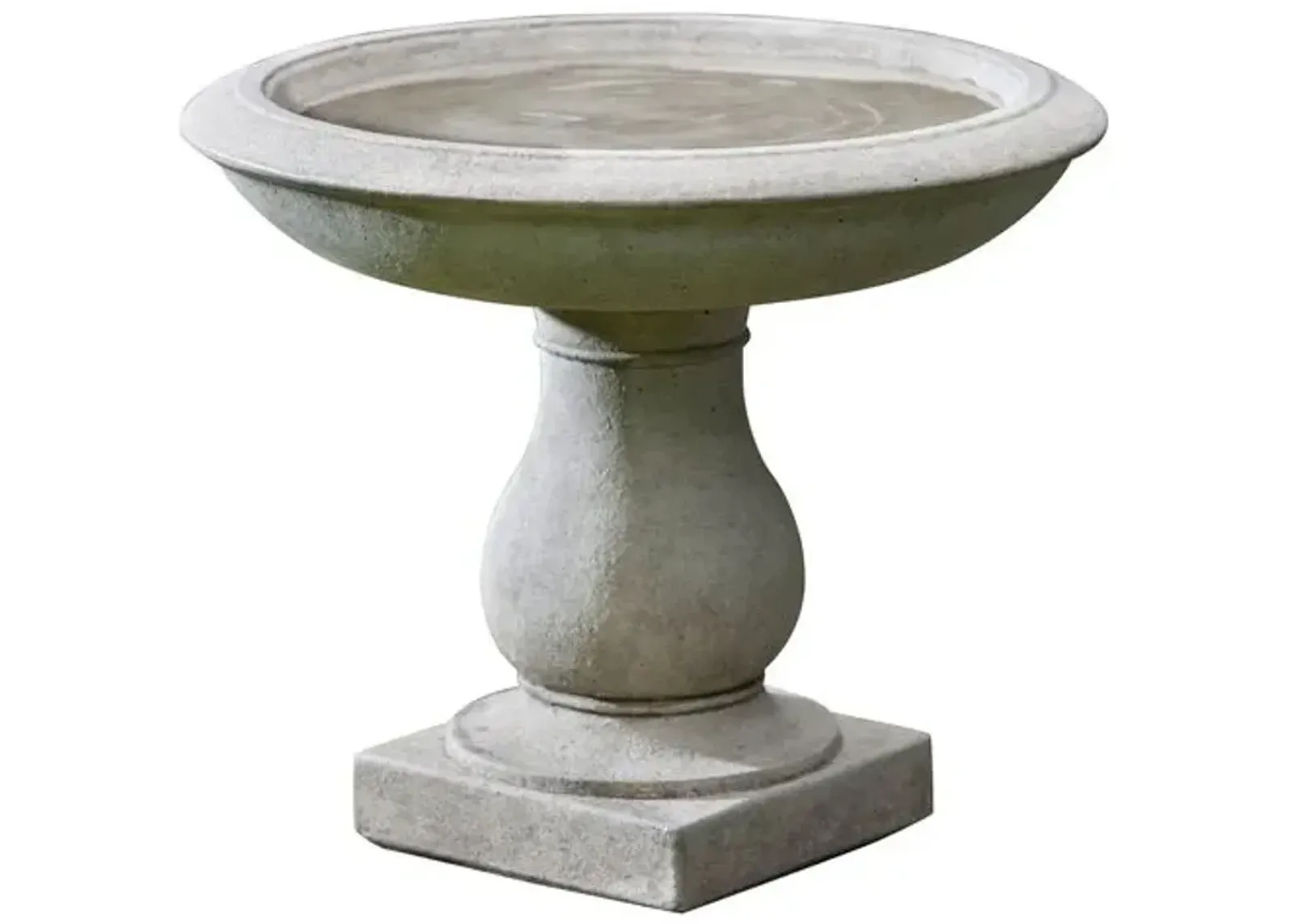 10.25" Beauvoir Birdbath - Gray - Campania International